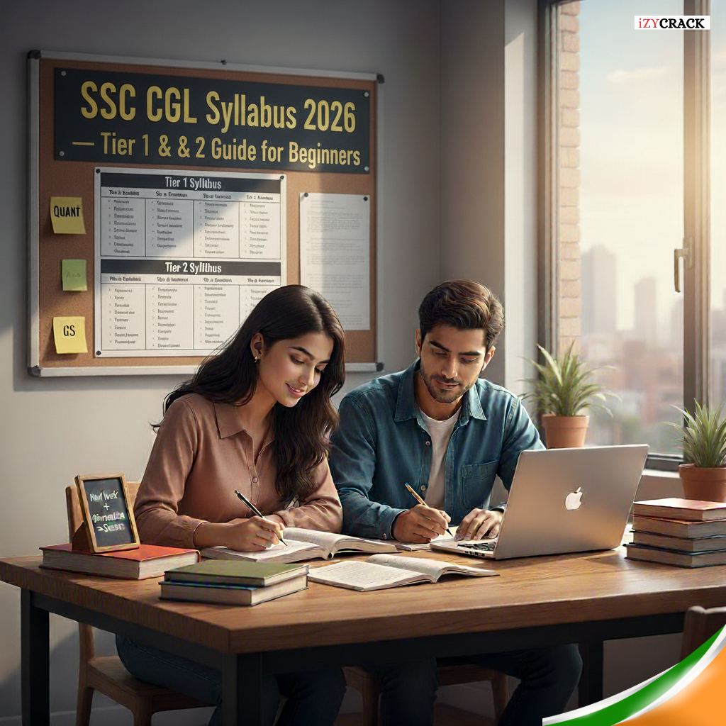 SSC CGL Syllabus 2026 – Tier 1 & Tier 2 Guide for Beginners - Izycrack ...