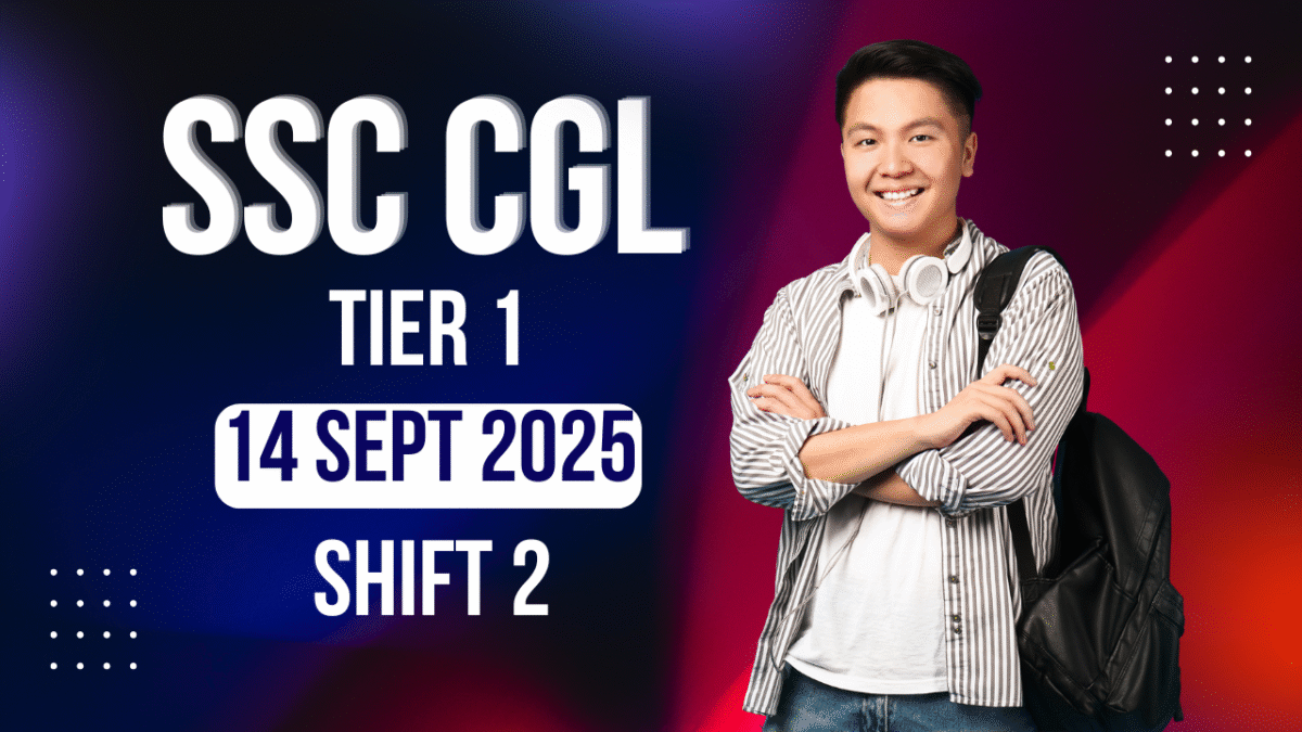 SSC CGL Tier 1 Question Paper PDF 14 September 2025 Shift 2